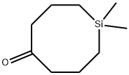 1,1-디메틸실라시클로옥탄-5-온 구조식 이미지