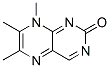 2(8H)-Pteridinone,6,7,8-trimethyl-(6CI) Structure