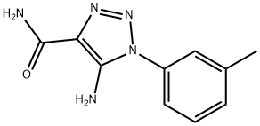 5-Amino-1-(3-methylphenyl)-1H-1,2,3-triazole-4-carboxamide Structure