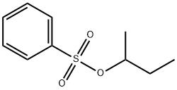 Benzenesulfonic acid, 1-Methylpropyl ester Structure