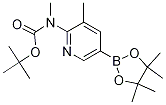 6-(N-Boc-methylamino)-5-methylpyridine-3-boronic acid pinacol ester Structure