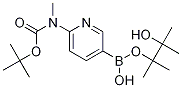 6-(N-Boc-methylamino)pyridine-3-boronic acid pinacol ester Structure