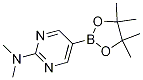 N,N-diMethyl-5-(4,4,5,5-tetraMethyl-1,3,2-dioxaborolan-2-yl)pyriMidin-2-aMine 구조식 이미지