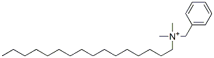 cetyldimethylbenzylammonium Structure