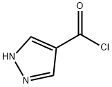 1H-Pyrazole-4-carbonyl chloride 구조식 이미지