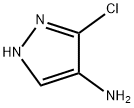 4-클로로-2H-피라졸-3-일라민 구조식 이미지