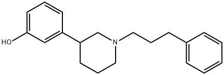 3-[1-(3-페닐프로필)-3-피페리디닐]페놀 구조식 이미지