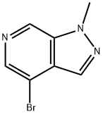 4-broMo-1-메틸-1H-피라졸로[3,4-c]피리딘 구조식 이미지