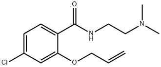 2-(Allyloxy)-4-chloro-N-[2-(dimethylamino)ethyl]benzamide Structure