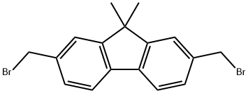 2,7-Bis(bromomethyl)-9,9-dimethyl-9H-fluorene Structure
