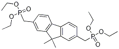 2,7-Bis(diethylphosphonomethyl)-9,9-dimethyl-9H-fluorene Structure
