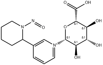 (R,S)-N2-니트로소-아나바신N'-β-D-글루쿠로나이드 구조식 이미지