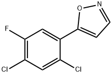 3-(2,4-DICHLORO-5-FLUOROPHENYL)ISOXAZOLE Structure