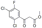 메틸3-(2,4-디클로로-5-플루오로페닐)-3-옥소프로피온산 구조식 이미지
