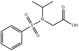 2-(N-isopropylphenylsulfonaMido)acetic acid Structure