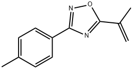 5-(Prop-1-en-2-yl)-3-p-tolyl-1,2,4-oxadiazole 구조식 이미지