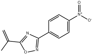3-(4-Nitrophenyl)-5-(prop-1-en-2-yl)-1,2,4-oxadiazole Structure
