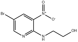 2-(5-BroMo-3-니트로피리딘-2-일라미노)에탄올 구조식 이미지