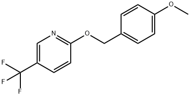 2-(4-Methoxybenzyloxy)-5-(trifluoroMethyl)pyridine 구조식 이미지