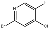 2-BROMO-4-CHLORO-5-FLUOROPYRIDINE 구조식 이미지