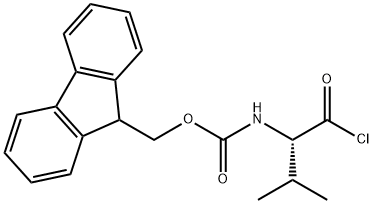 FMOC-L-VALINYL CHLORIDE Structure