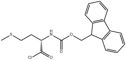 FMOC-L-METHIONYL CHLORIDE 구조식 이미지