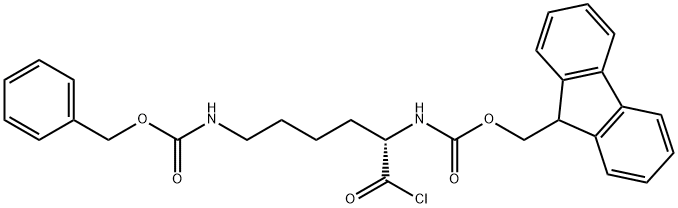 FMOC-LYS(Z)-CL 구조식 이미지