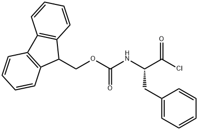FMOC-L-PHENYLALANYL CHLORIDE Structure
