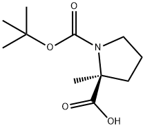 N-BOC-ALPHA-METHYL-L-PROLINE Structure