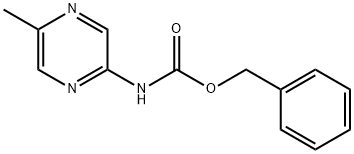 Benzyl 5-methylpyrazin-2-ylcarbamate,  2-(Benzyloxycarbonylamino)-5-methylpyrazine Structure