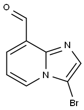 IMidazo[1,2-a]pyridine-8-carboxaldehyde, 3-broMo- Structure