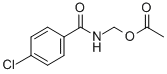 N-(acetoxymethyl)-4-chlorobenzamide Structure