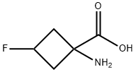 1-Amino-3-fluoro-cyclobutanecarboxylic acid 구조식 이미지