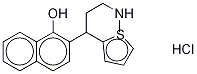 2-[3-(MethylaMino)-1-(2-thienyl)propyl]-1-naphthalenol Hydrochloride 구조식 이미지