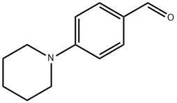 4-피페리딘-1-일-벤잘데하이드 구조식 이미지