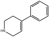 1,2,3,6-Tetrahydro-4-phenyl-pyridine 구조식 이미지