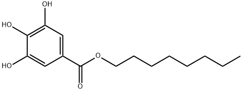 Octyl gallate Structure