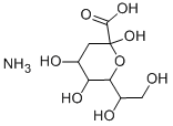 3-Deoxy-D-manno-2-octulosonic acid ammonium salt 구조식 이미지