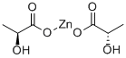 Zinc L-lactate Structure