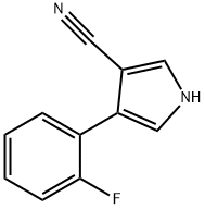 4-(2-FLUOROPHENYL)-1H-PYRROLE-3-CARBONITRILE Structure