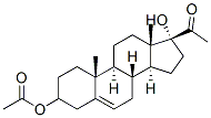 20-Oxopregn-5-ene-3,17-diol 3-acetate Structure