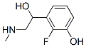 2-플루오로-3-[1-하이드록시-2-(메틸아미노)에틸]페놀 구조식 이미지