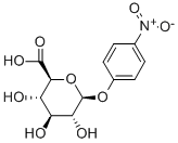 4-NITROPHENYL-BETA-D-GLUCURONIDE 구조식 이미지