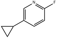 5-cyclopropyl-2-fluoropyridine Structure