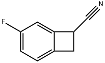 Bicyclo[4.2.0]octa-1,3,5-triene-7-carbonitrile, 4-fluoro- (9CI) 구조식 이미지