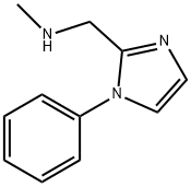 N-Methyl-[(1-phenyl-1H-imidazol-2-yl)methyl]amine , 97% 구조식 이미지