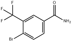 4-Bromo-3-(trifluoromethyl)benzamide Structure