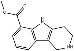 1H-Pyrido[4,3-b]indole-6-carboxylic acid, 2,3,4,5-tetrahydro-, methyl ester Structure