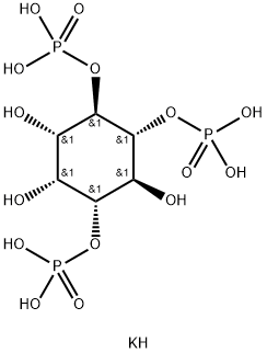 D-MYO-INOSITOL 1,4,5-TRISPHOSPHATE HEXAPOTASSIUM SALT Structure