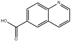 6-Quinolinecarboxylic acid 구조식 이미지